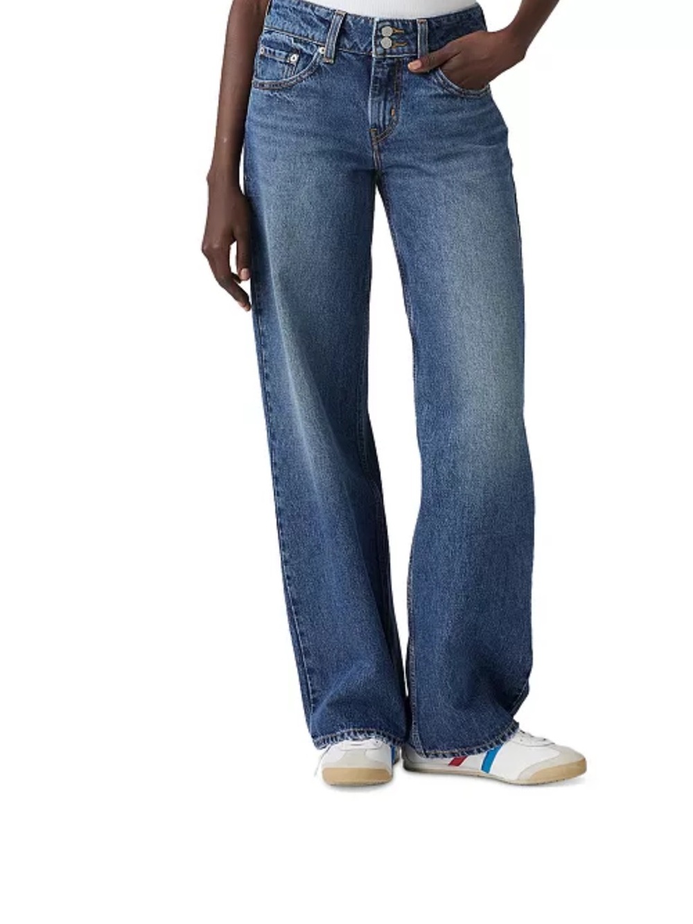 Levi's Wide-Leg Jeans in Medium Blue Wash